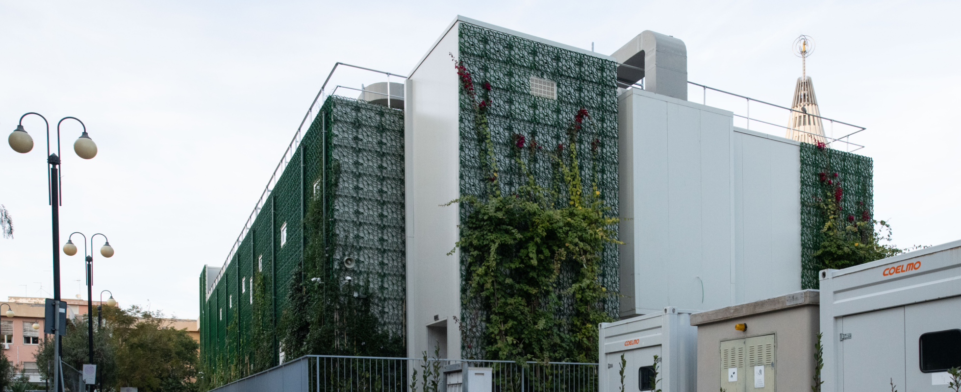 Wall-Y ajoute de la végétation verticale à l'Ospedale Umberto I