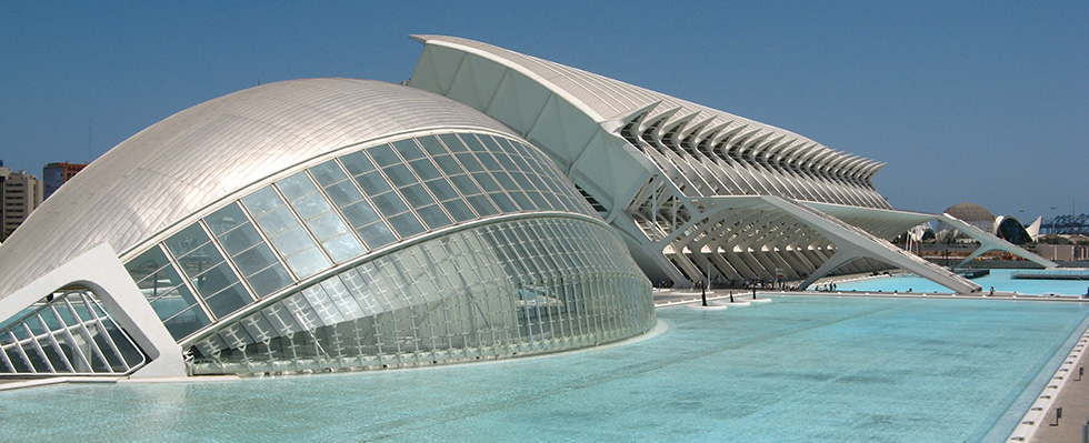 Cimientos ventilados de la Ciudad de las Artes y las Ciencias , Valencia, España 2