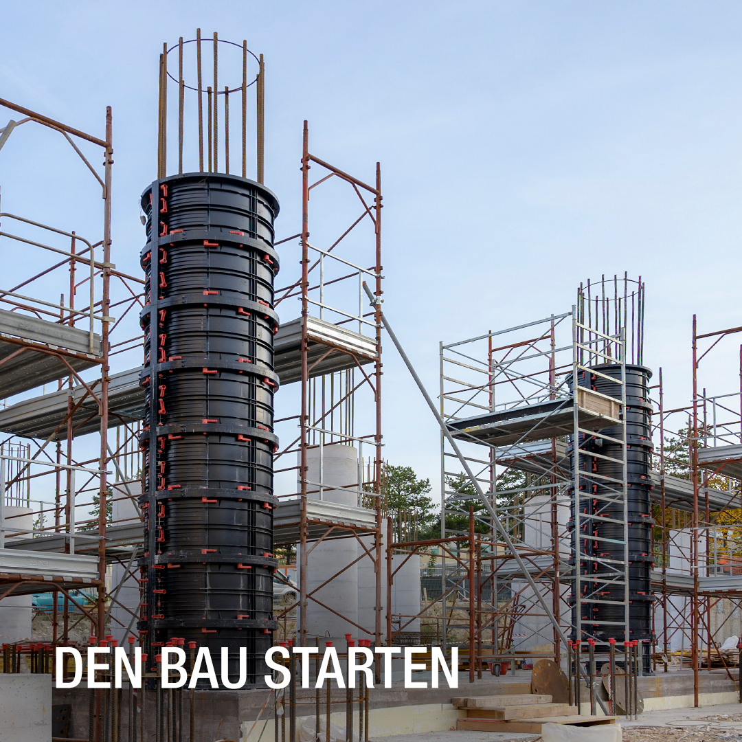 Starten Sie den Bau