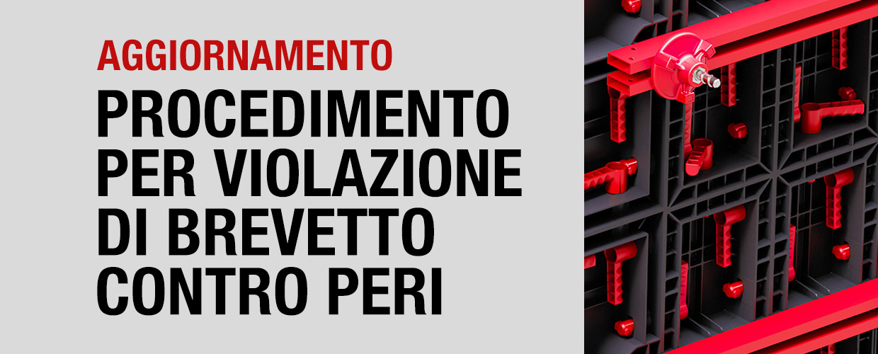 Procedimento per violazione di brevetto contro Peri