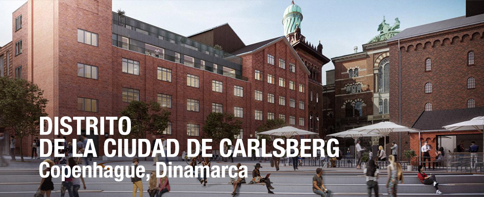 Distrito de la ciudad de Carlsberg, Copenhague, Dinamarca