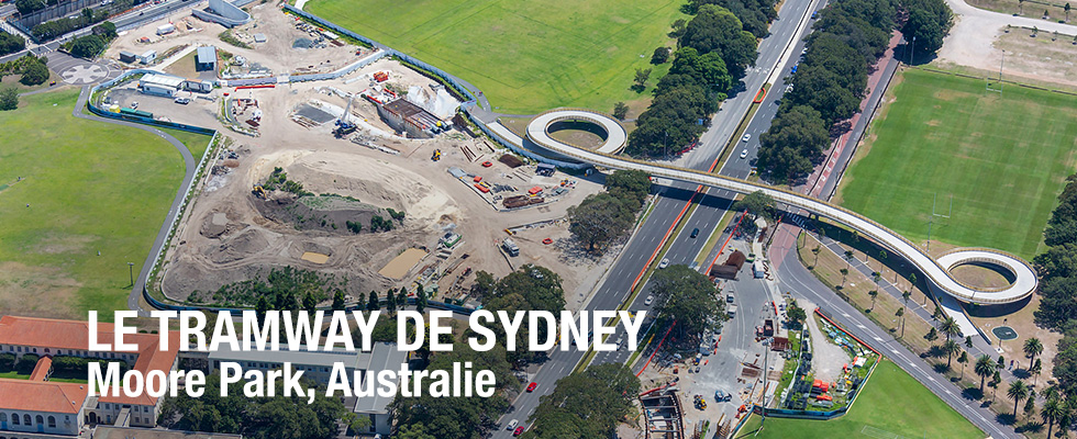 Le tramway de Sydney, Moore Park, Australie