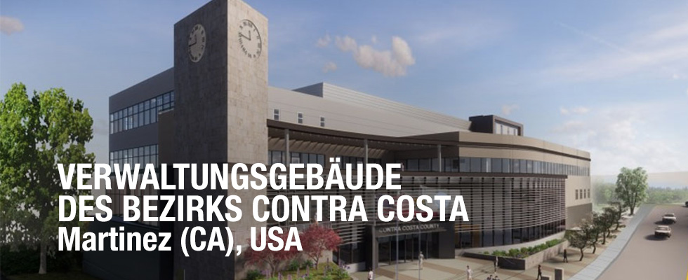 Verwaltungsgebäude des Bezirks Contra Costa, Martinez (CA), USA