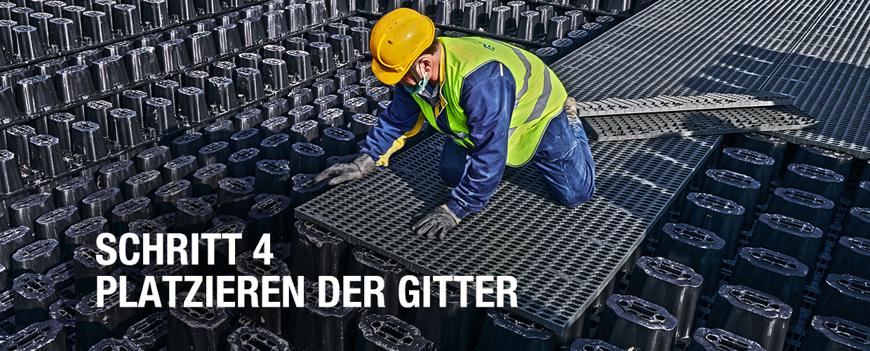 Schritt 4 - Platzieren der Gitter