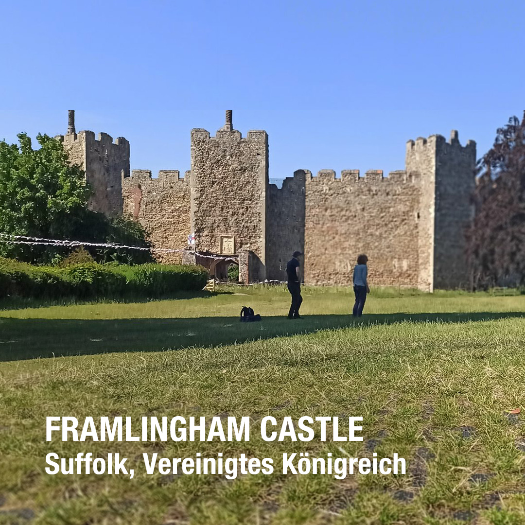 Framlingham Castle, Suffolk, Vereinigtes Königreich