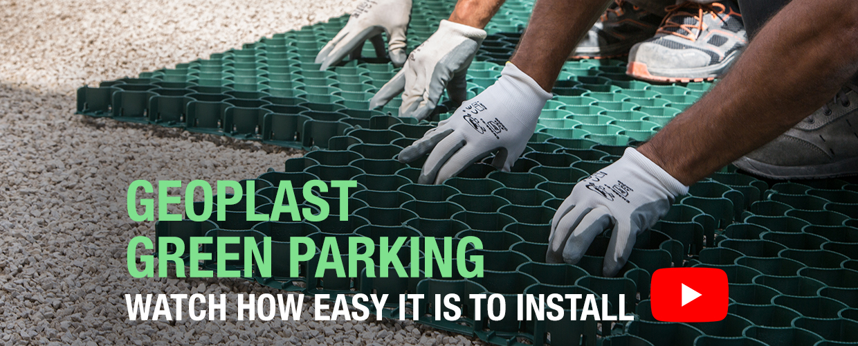 Geoplast green parking - watch how easy it is to install